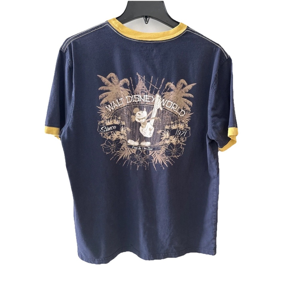 Disneyland Resort Shirt "Fun in the Sun" Blue Short Sleeve Shirt Size M Adult - Picture 2 of 5